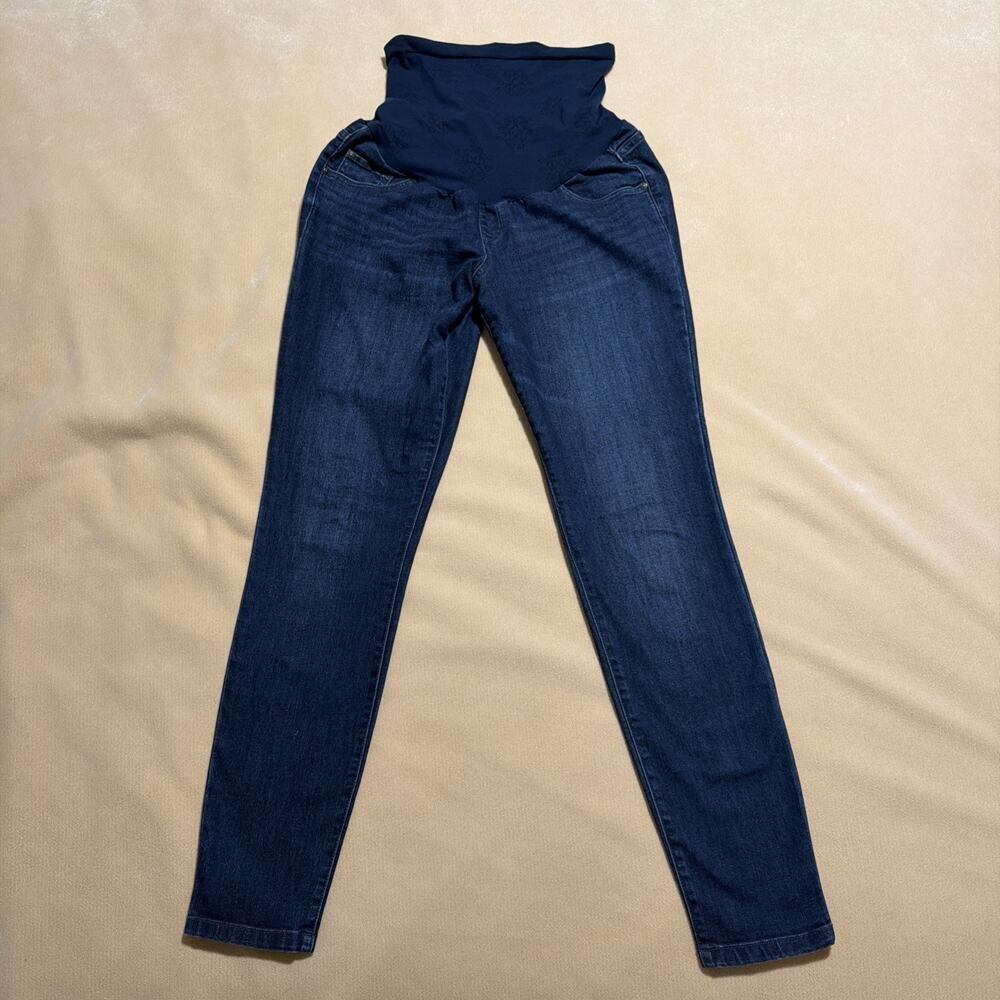 Jessica Simpson Secret Fit Belly Maternity Jeans Womens M Cotton Blend Blue